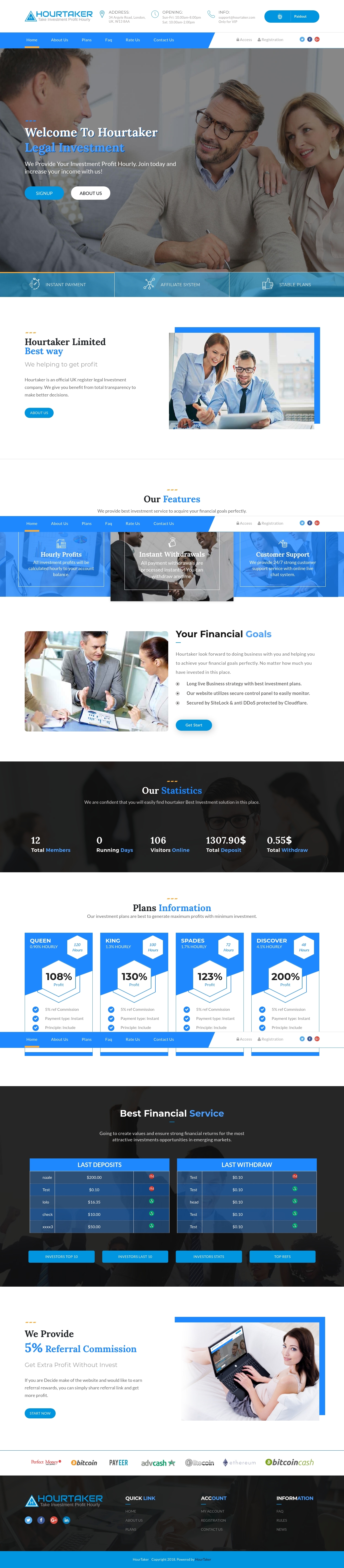HYIP project HOURTAKER LIMITED