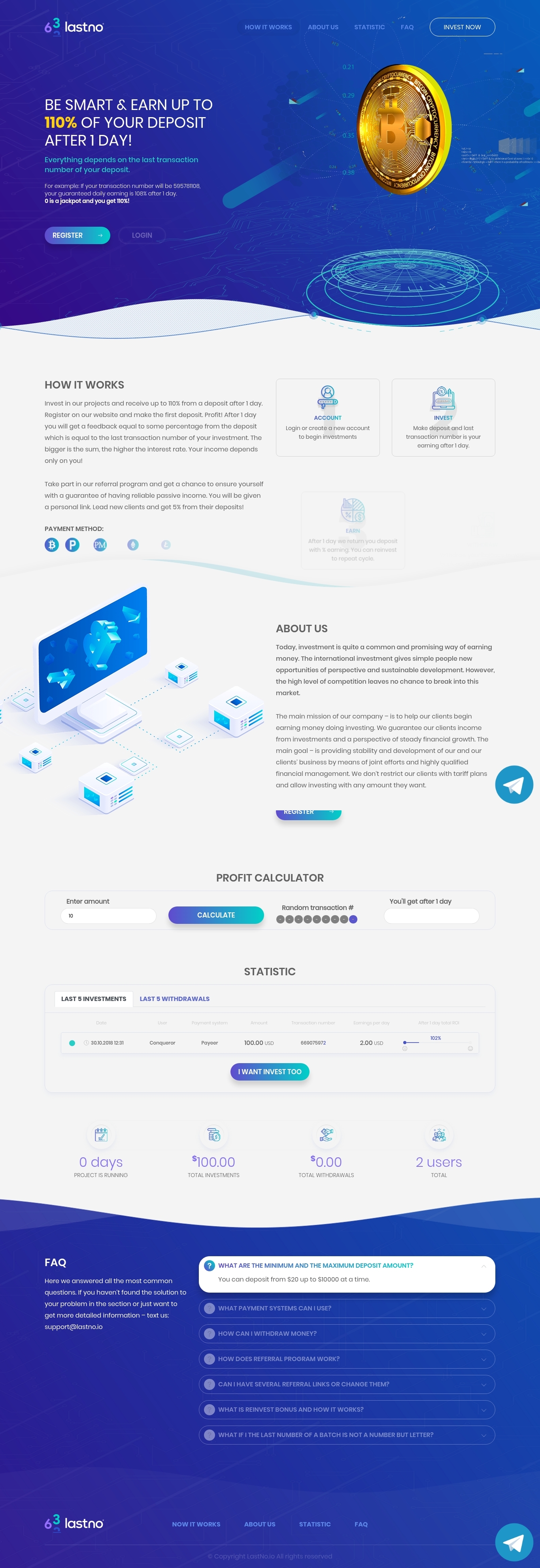 Investment project Lastno