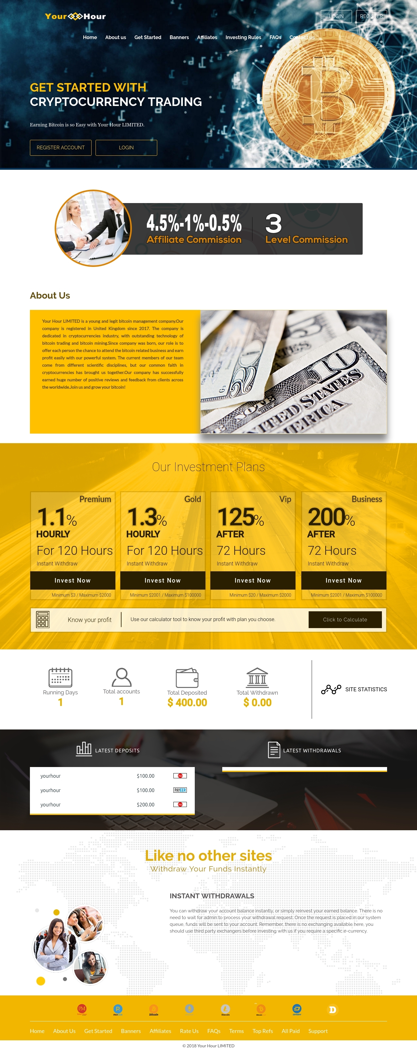 Investment project Your Hour LIMITED