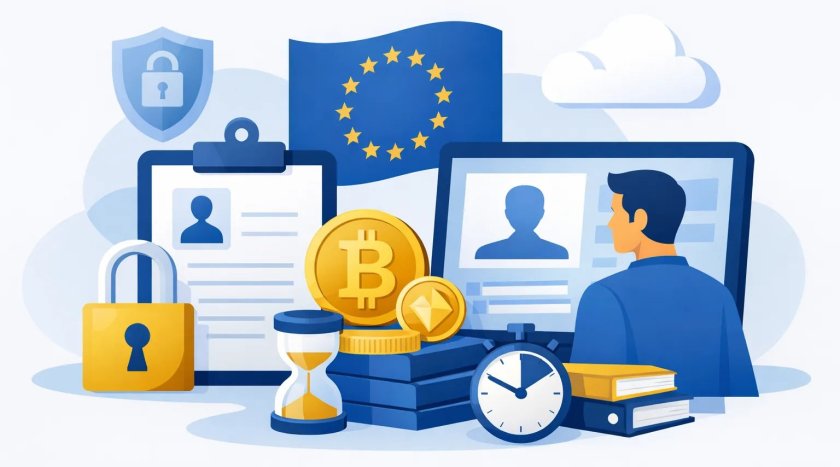 Règles de conservation KYC des plateformes crypto UE