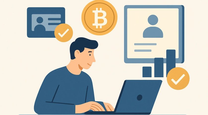 Niveaux de vérification sur une plateforme crypto